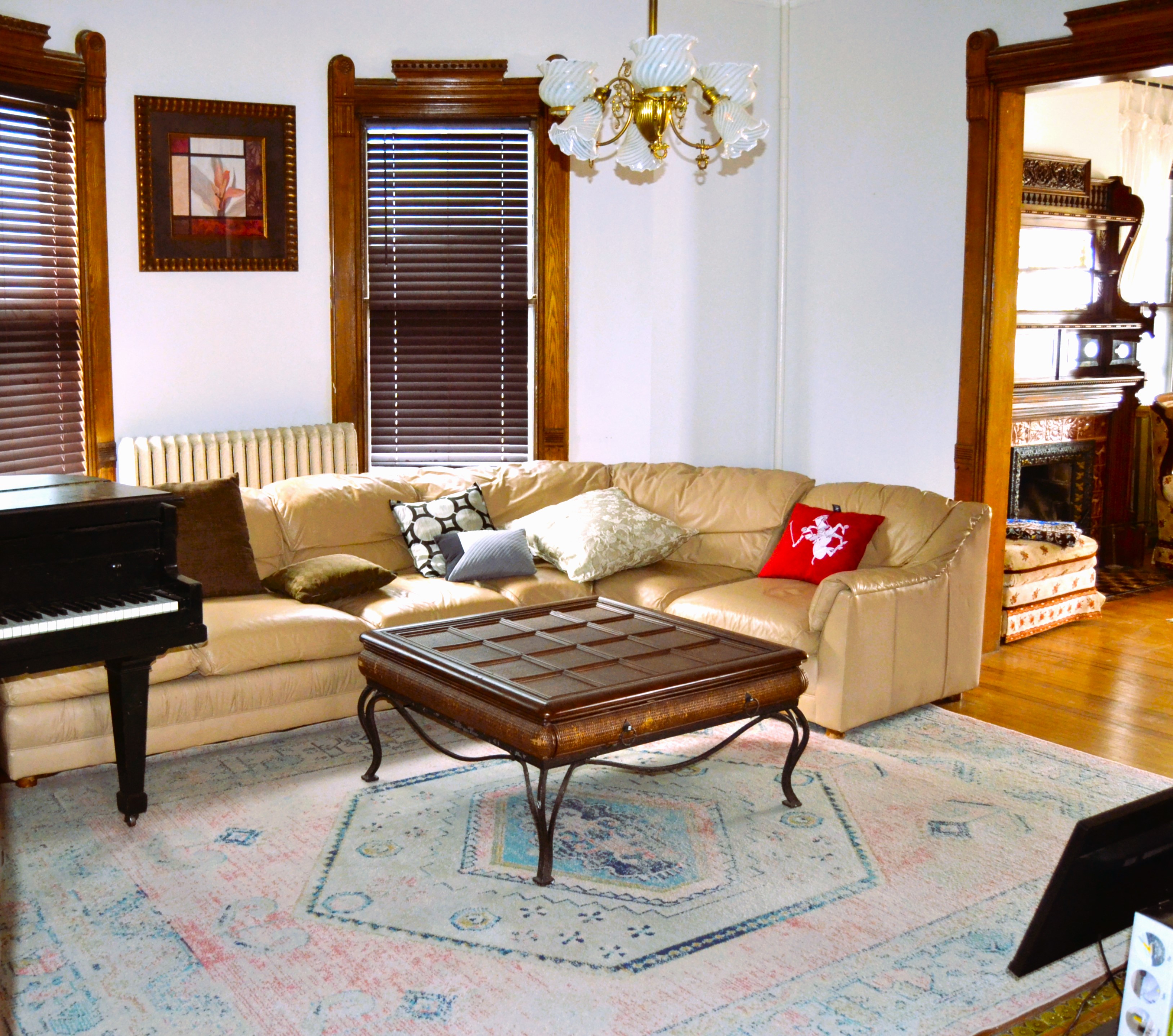 Historic foyer at Legg House Inn
