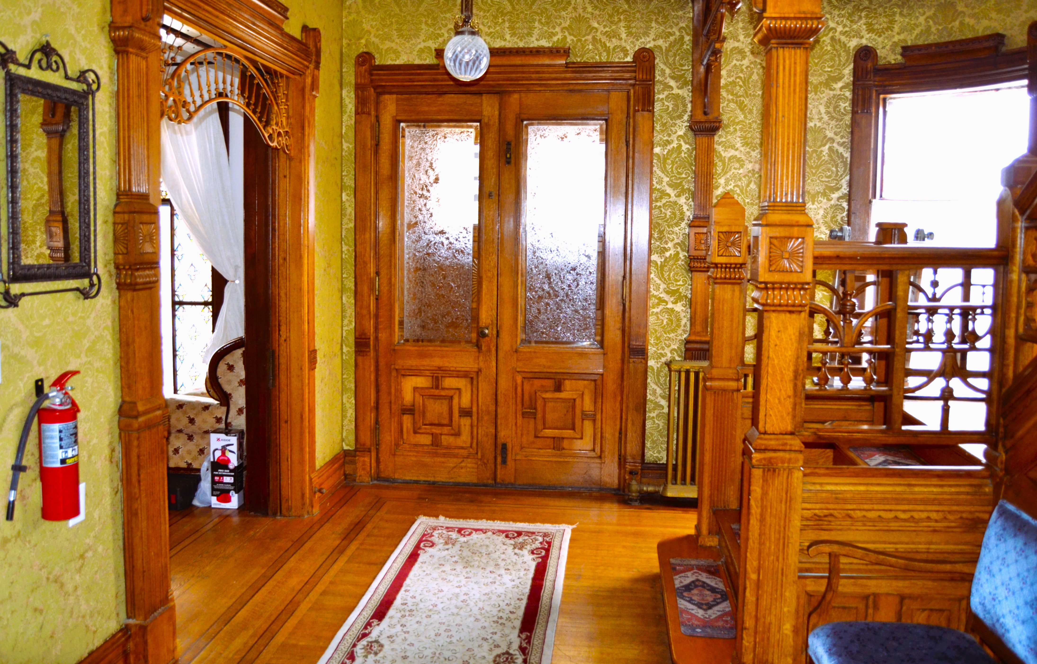 Entry hall at Legg House Inn